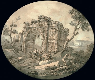 Ruines architecturales - Giovanni Paolo Pannini